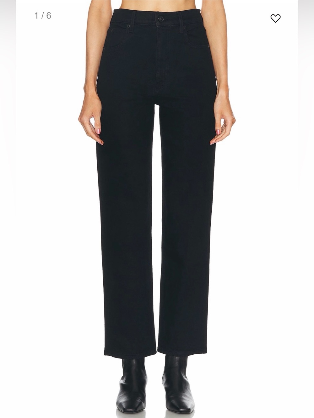 SLVRLAKE LONDON JEANS IN BLACK
